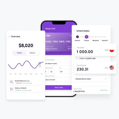 Money Transfer Application App Snapshot